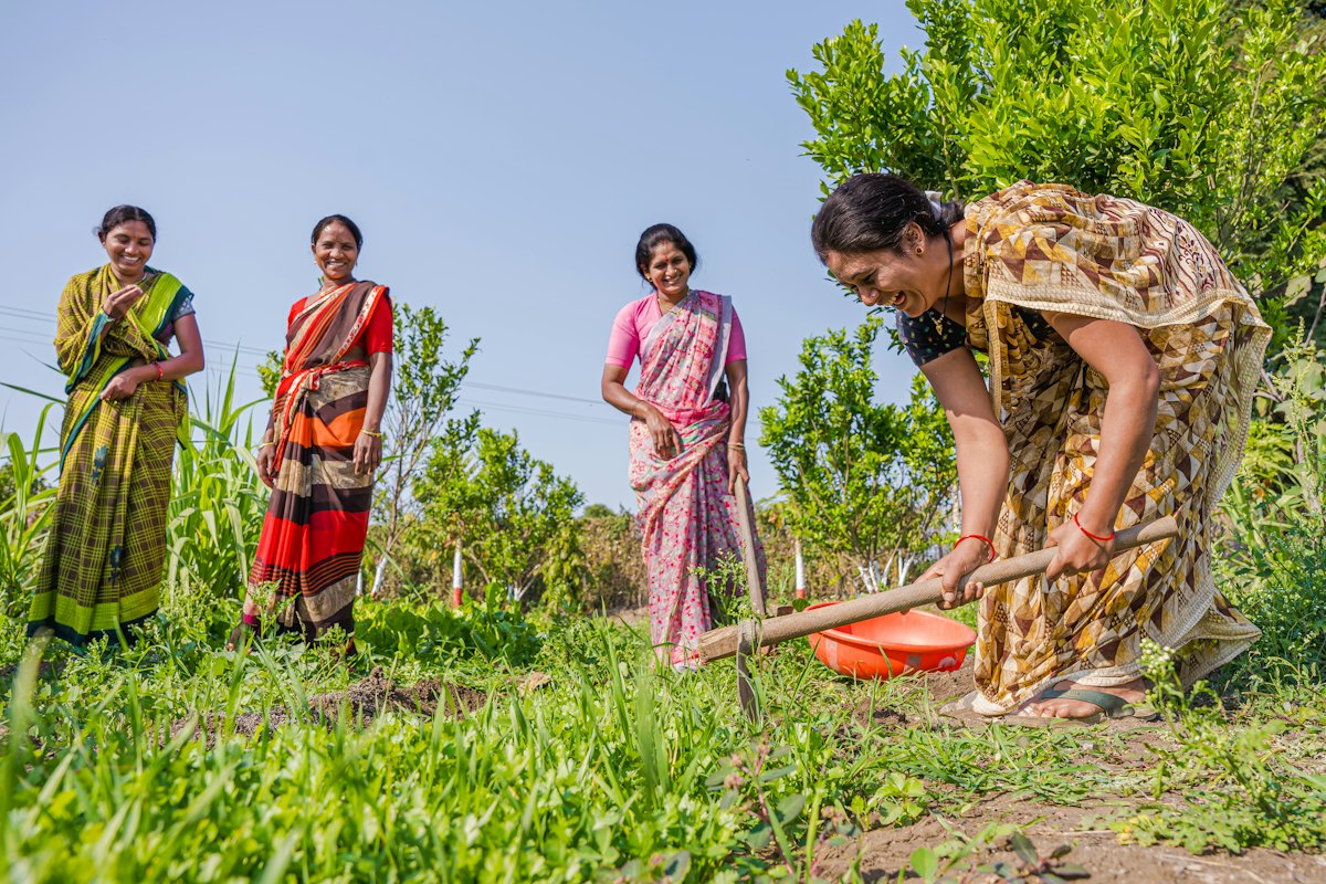 Volunteers at a Shenova programme